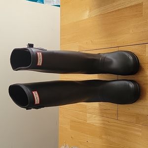 Hunter Women's Rain Boot sz 9 black